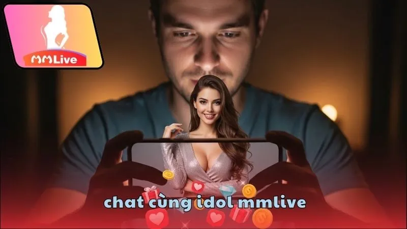 Chat cùng idol MMlive dễ như trở bàn tay 2 Chat cùng idol MMlive có gì thú vị?